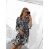 Šaty španělské letní dlouhý rukáv dámské (S/M/L/XL ONE SIZE) INDICKÁ MÓDA IMPEM23CA890A/DU (Velikost M/L, Barva Černá)