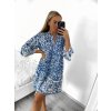 Šaty španělské letní dlouhý rukáv dámské (S/M/L/XL ONE SIZE) INDICKÁ MÓDA IMPEM23CA890A/DU (Velikost M/L, Barva Černá)