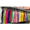Tílko letní saténové s krajkou dámské (S/M ONE SIZE) ITALSKÁ MÓDA IMM23HG3352/DR (Velikost S/M/L, Barva Černá)