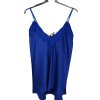 Tílko letní saténové s krajkou dámské (S/M ONE SIZE) ITALSKÁ MÓDA IMM23HG3352/DR (Velikost S/M/L, Barva Černá)