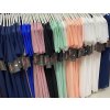 šaty plesové elegantní společenské krátký rukáv šifonové dámské (L/XL/2XL ONE SIZE) ITALSKÁ MÓDA IMM22689