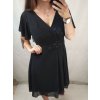 šaty plesové elegantní společenské krátký rukáv šifonové dámské (L/XL/2XL ONE SIZE) ITALSKÁ MÓDA IMM22689