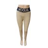 Legíny dlouhé zatepletné  dámské (S/M,M/L, L/XL) D.D. STYLE  DDS23A535V/DU (Velikost S/M/L, Barva hnědá camel)