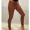 Legíny lesklé latex zateplené dámské (S/M, M/L, L/XL) TURECKÁ MÓDA TM920ENLEG-8428 (Velikost S/M/L, Barva hnědá)