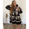 Šaty košilové dlouhý rukáv dámské nadrozměr (2XL/3XL/4XL ONE SIZE) ITALSKÁ MÓDA IMWEC23MICHEL/DU (Velikost 2XL/3XL, Barva béžová)