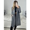 Kabát flaušový beránek dlouhý rukáv dámský (S/M ONE SIZE) ITALSKÁ MÓDA IMWGB233890/DU (Velikost S/M/L, Barva béžová)