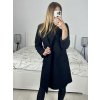 Kabát flaušový beránek dlouhý rukáv dámský (S/M ONE SIZE) ITALSKÁ MÓDA IMWGB233890/DU (Velikost S/M/L, Barva béžová)