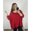 Svetr oversize dlouhý rukáv dámský (S/3XL) ITALSKÁ MÓDA IMWAK23CL70102/DR (Velikost 2XL/3XL, Barva béžová)