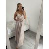 Šaty elegantní třpytivé s flitry na ramínka dámské (S/M ONE SIZE) ITALSKÁ MÓDA IMPLP2316560175/DUR (Velikost S/M/L, Barva růžová)