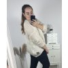 Svetr pletený oversize dlouhý rukáv dámský (2XL/3XL/4XL/5XL ONE SIZE) ITALSKÁ MÓDA IMWC233959/DU (Velikost 3XL/4XL, Barva béžová)