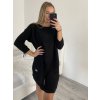 Svetr prodloužený oversize dlouhý rukáv dámský (S/M/L ONE SIZE) ITALSKÁ MÓDA IMWL22010/DUR (Velikost M/L, Barva béžová)