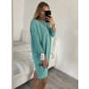 Svetr prodloužený oversize dlouhý rukáv dámský (S/M/L ONE SIZE) ITALSKÁ MÓDA IMWL22010/DUR (Velikost M/L, Barva béžová)