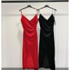 Šaty dlouhé společenské sametové na ramínka dámské (S/M ONE SIZE) ITALSKÁ MÓDA IMPMD2326493L/DUR (Velikost S/M/L, Barva Černá)