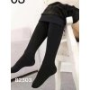 Silonky punčocháče dlouhé zateplené dámské (S/M ONE SIZE) ITALSKÁ MÓDA IMM23SC011B/DR (Velikost S/M/L, Barva Černá)