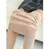 Silonky punčocháče dlouhé zateplené dámské (S/M ONE SIZE) ITALSKÁ MÓDA IMM23SC011A/DR (Velikost S/M/L, Barva béžová)
