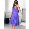 Šaty společenské elegantní letní bez rukávu dámské (S/M ONE SIZE) ITALSKÁ MÓDA IMPSH2235841/DU (Velikost S/M/L, Barva fialová)
