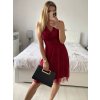 Šaty společenské elegantní letní bez rukávu dámské (S/M ONE SIZE) ITALSKÁ MÓDA IMPSH2235841/DU (Velikost S/M/L, Barva fialová)