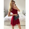 Šaty společenské elegantní letní bez rukávu dámské (S/M ONE SIZE) ITALSKÁ MÓDA IMPSH2235841/DU (Velikost S/M/L, Barva fialová)