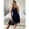 Šaty společenské elegantní letní bez rukávu dámské (S/M ONE SIZE) ITALSKÁ MÓDA IMPSH2235841/DU (Velikost S/M/L, Barva fialová)