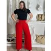 Kalhoty dlouhé oversize dámské (S/M/L ONE SIZE) ITALSKá MODA IM32419112/DU (Velikost M/L, Barva béžová)
