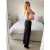 Kalhoty dlouhé elegantní dámské (S/M ONE SIZE) ITALSKÁ MÓDA IMPLP2437150090/DU (Velikost S/M/L, Barva bílá)