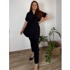 Tunika prodloužená 3/4 rukáv dámská nadrozměr (2XL/3XL/4XL ONE SIZE) ITALSKá MóDA IM324SUMER/DR (Velikost 2XL/3XL, Barva zelená mintova)