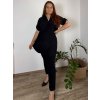 Tunika prodloužená 3/4 rukáv dámská nadrozměr (2XL/3XL/4XL ONE SIZE) ITALSKá MóDA IM324SUMER/DR (Velikost 2XL/3XL, Barva zelená mintova)