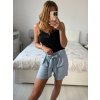 Kraťasy šortky letní dámské (S/M ONE SIZE) ITALSKÁ MÓDA IMD23353/DU (Velikost S/M/L, Barva modrá královská)