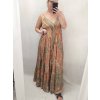 Šaty dlouhé letní na ramínka dámské (L/XL ONE SIZE) INDICKÁ MÓDA IMPEM22G-37B/DR (Velikost S/M/L, Barva _barva viz foto)
