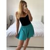 Kraťasy šortky oversize letní dámské nadrozměr (S/M/L ONE SIZE) ITALSKÁ MODA IMD24225/DUR (Velikost S/M/L, Barva béžová)