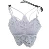 Top/tílko krajkové na ramínka dámské (S/M ONE SIZE) ITALSKÁ MÓDA IMPBB22136hb/DUR (Velikost S/M/L, Barva béžová)