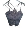 Top/tílko krajkové na ramínka dámské (S/M ONE SIZE) ITALSKÁ MÓDA IMPBB22136hb/DUR (Velikost S/M/L, Barva béžová)