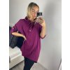 Šaty letní mušelínové dlouhý rukáv dámské (S/M/L ONE SIZE) ITALSKÁ MÓDA IMWCH24011/DUR (Velikost M/L, Barva béžová)