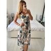 Šaty dlouhé elegantní šifonové bez rukávu dámské (S/M ONE SIZE) ITALSKÁ MÓDA IM424JULIE-5/DU (Velikost S/M/L, Barva bílá)