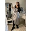 Vesta flauš dlouhá bez rukávů dámská nadrozměr (M/L/XL ONE SIZE) ITALSKÁ MÓDA IMD22900 (Velikost L/XL, Barva _vypište do poznámky)