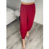 Kalhoty letní dlouhé oversize dámské ELENA (S/M/L ONE SIZE) ITALSKÁ MÓDA IMD24130/DU (Velikost S/M, Barva Černá)