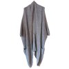 Cardigan svetr pletený bez rukávů dámský (S/M/L ONE SIZE) ITALSKá MóDA IMC21624/DR (Velikost S/M/L, Barva růžová světlá)