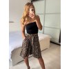 Kraťasy šortky dámské (S/M ONE SIZE) ITALSKÁ MÓDA IMPMD246334/DU (Velikost S/M/L, Barva hnědá leopard)