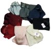 Souprava čepice a nákrčník zimní dámská (ONE SIZE) POLSKÁ VÝROBA  VELIO PVF22BONA/DR (Velikost ONE SIZE, Barva béžová)