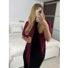Šála kašmírová dámská (one size 110x110cm) CASHMERE DELFIN DEL23CHZ-104/DU (Velikost ONE SIZE, Barva Černá)