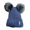 Čepice zimní  dvě bambule dámská (ONE SIZE) WROBI POLSKÁ VÝROBA PV922031/DR (Velikost ONE SIZE, Barva béžová)