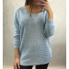 Svetr pletený dlouhý netopýří rukáv dámský (UNI S-L) TURECKÁ MÓDA TM922STAR (Velikost M/L, Barva béžová)