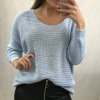 Svetr pletený dlouhý netopýří rukáv dámský (UNI S-L) TURECKÁ MÓDA TM922STAR (Velikost M/L, Barva béžová)