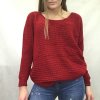 Svetr pletený dlouhý netopýří rukáv dámský (UNI S-L) TURECKÁ MÓDA TM922STAR (Velikost M/L, Barva béžová)