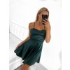 Šaty elegantní společenské na ramínka dámské Lolita (XS/S ONE SIZE) ITALSKá MóDA IM322461/DUR (Velikost XS/S, Barva béžová)