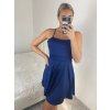 Šaty elegantní společenské na ramínka dámské Lolita (XS/S ONE SIZE) ITALSKá MóDA IM322461/DUR (Velikost XS/S, Barva béžová)