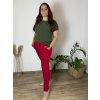 Tunika s přívěskem krátký rukáv dámská nadrozměr (L/XL/2XL ONE SIZE) ITALSKÁ MÓDA IMD23316/DUR (Velikost L/XL/2XL, Barva béžová)