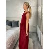 Šaty letní bez rukávu dámské  PAGE (S/M/L ONE SIZE) ITALSKÁ MÓDA IM725020/DU (Velikost S/M/L, Barva Černá)