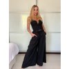 Kalhoty elegantní s páskem dámské (S/M/L ONE SIZE) ITALSKá MóDA IMSM25GIZELE/DU (Velikost S/M/L, Barva béžová)