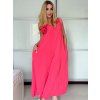 Overal dlouhý oversize bez rukávu dámský GIORGIA (S/M  ONE SIZE) ITALSKÁ MÓDA IMWAD25918/DU (Velikost S/M, Barva béžová)